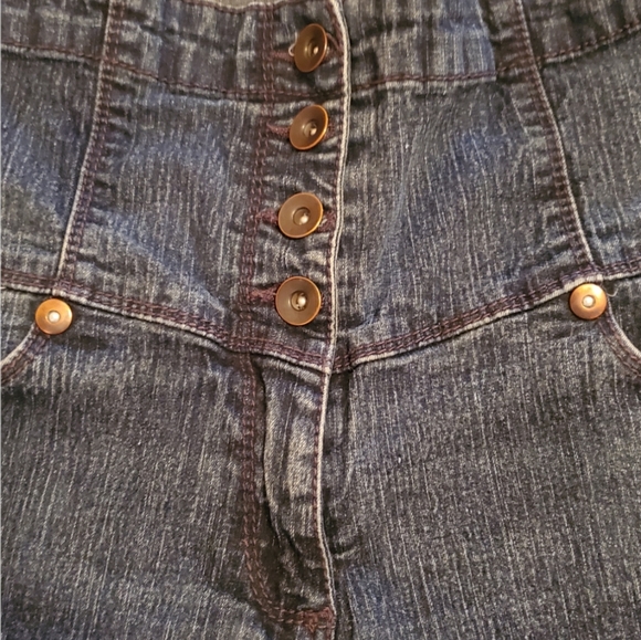 Miley Cyrus High Waisted Jean Short Size 13 - Picture 3 of 5